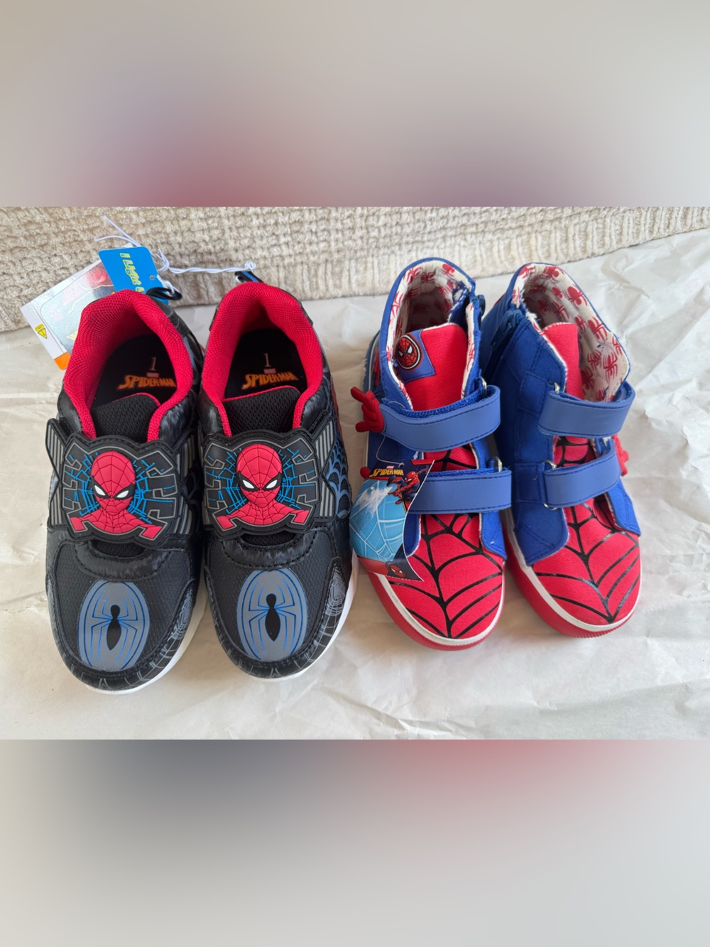 Marvel Spider-Man Kids' Sneakers - Black, Red & Blue